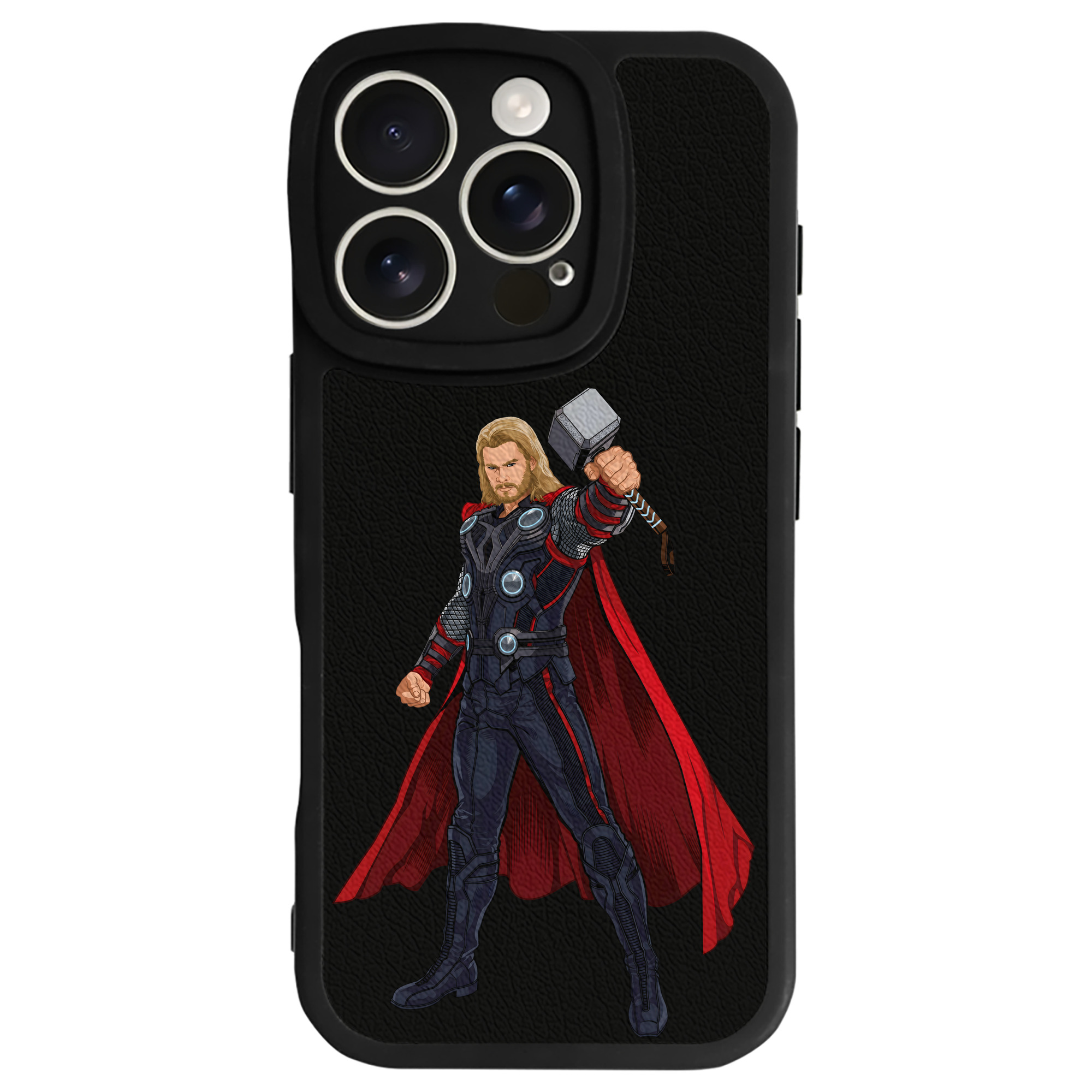 （画像用） アベンジャーズ The Avengers 【iPhone 16シリーズ対応】シリコンスマホケース（レザー調） 材質：シリコン
